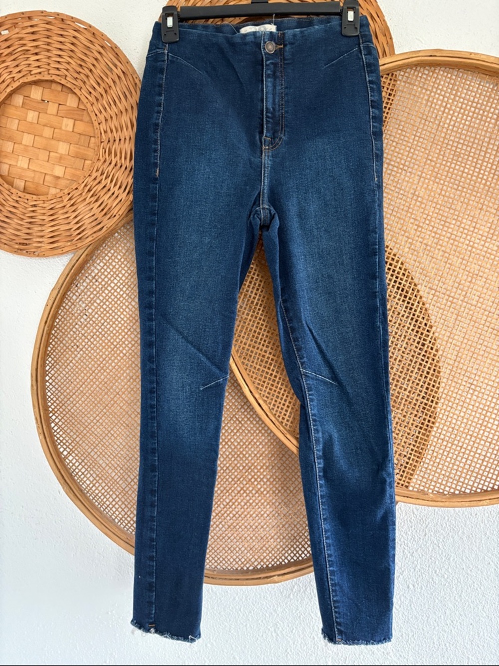 Free People We The Free Women’s High-Rise Dark Blue Stretch Skinny Jeans 29